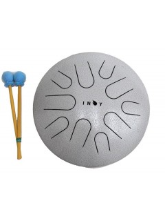 "Inoy" steel tongue drum 27 cm 10 tongues white